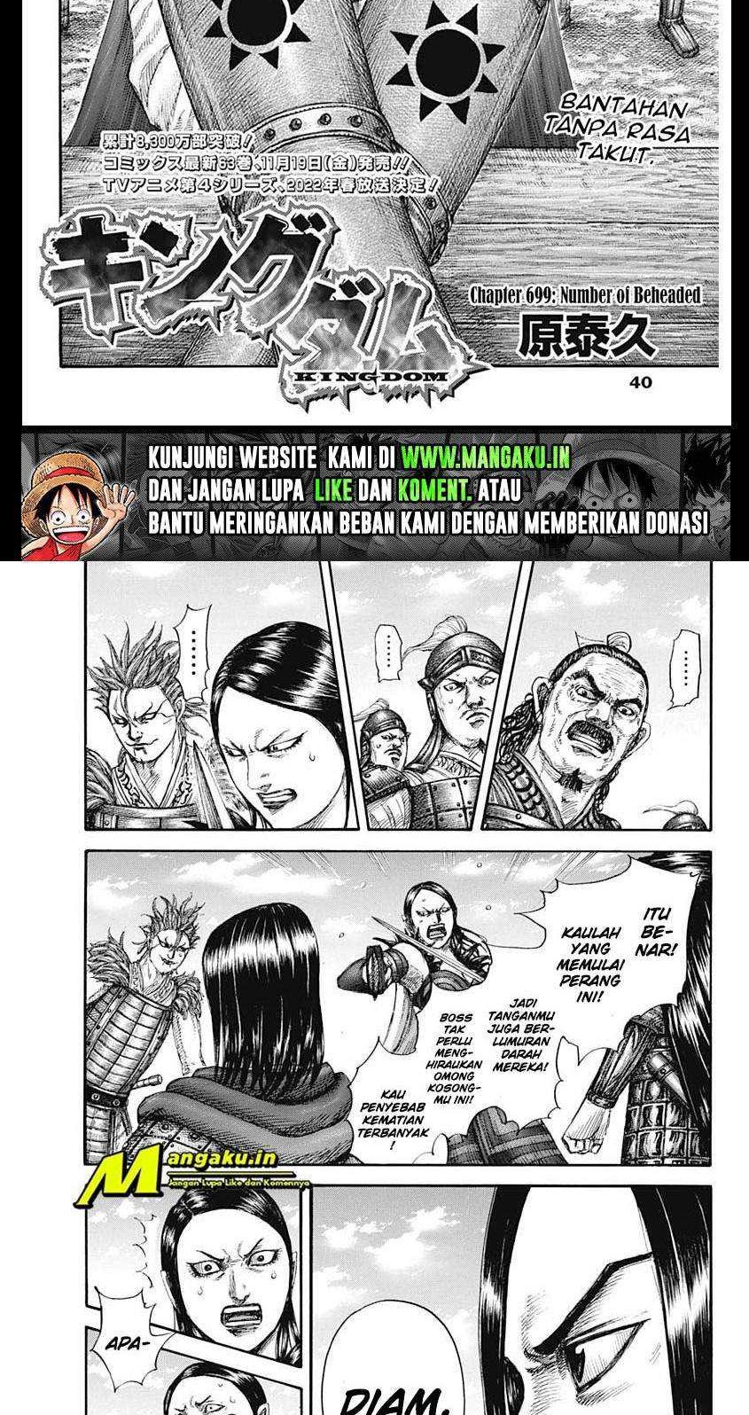 Manga Kingdom Chapter 699 gambar 2