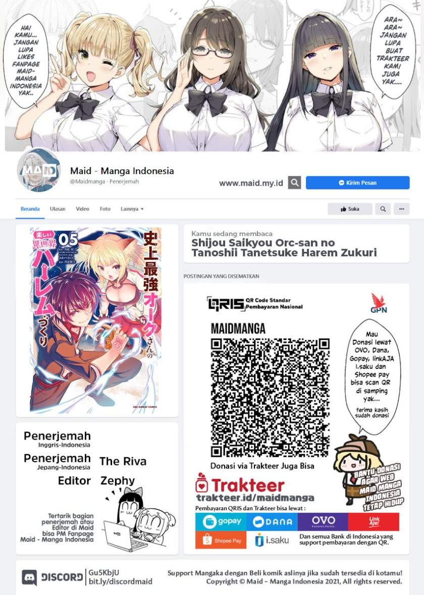 Manga Shijou Saikyou Orc-san no Tanoshii Tanetsuke Harem Zukuri Chapter 64.2 gambar 2
