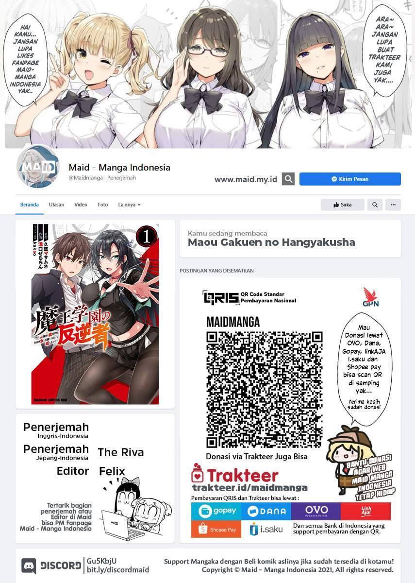 Manga Maou Gakuen no Hangyakusha Chapter 15 gambar 2