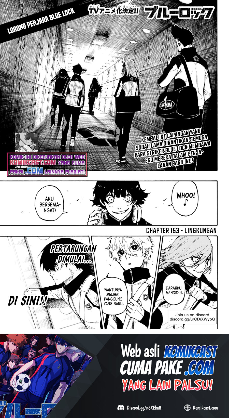 Manga Blue Lock Chapter 153. gambar 2