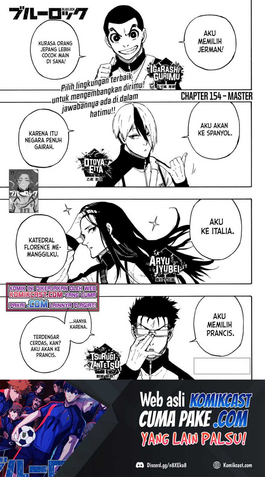 Manga Blue Lock Chapter 154 gambar 2