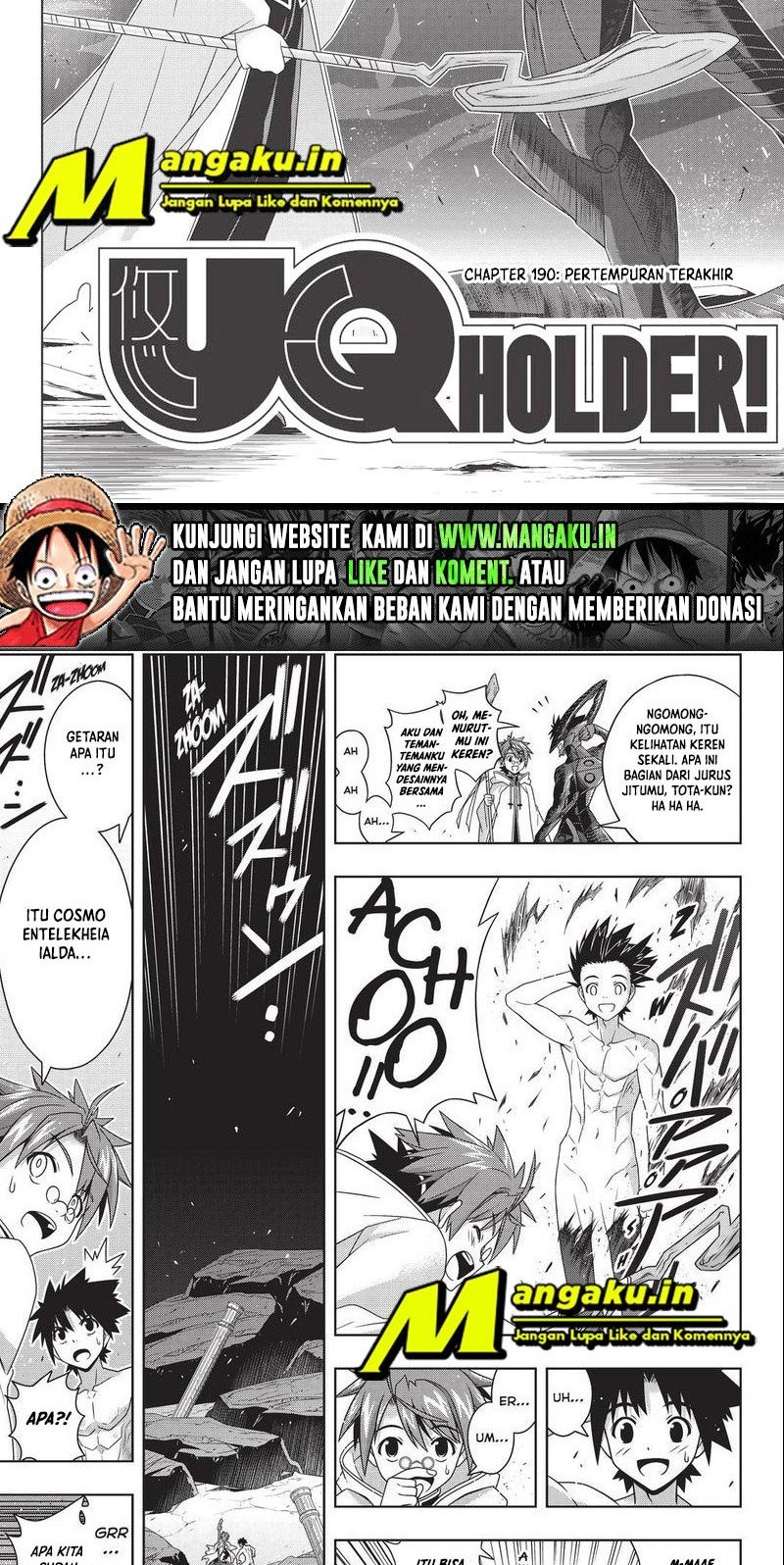 Manga UQ Holder! Chapter 190.1 gambar 2