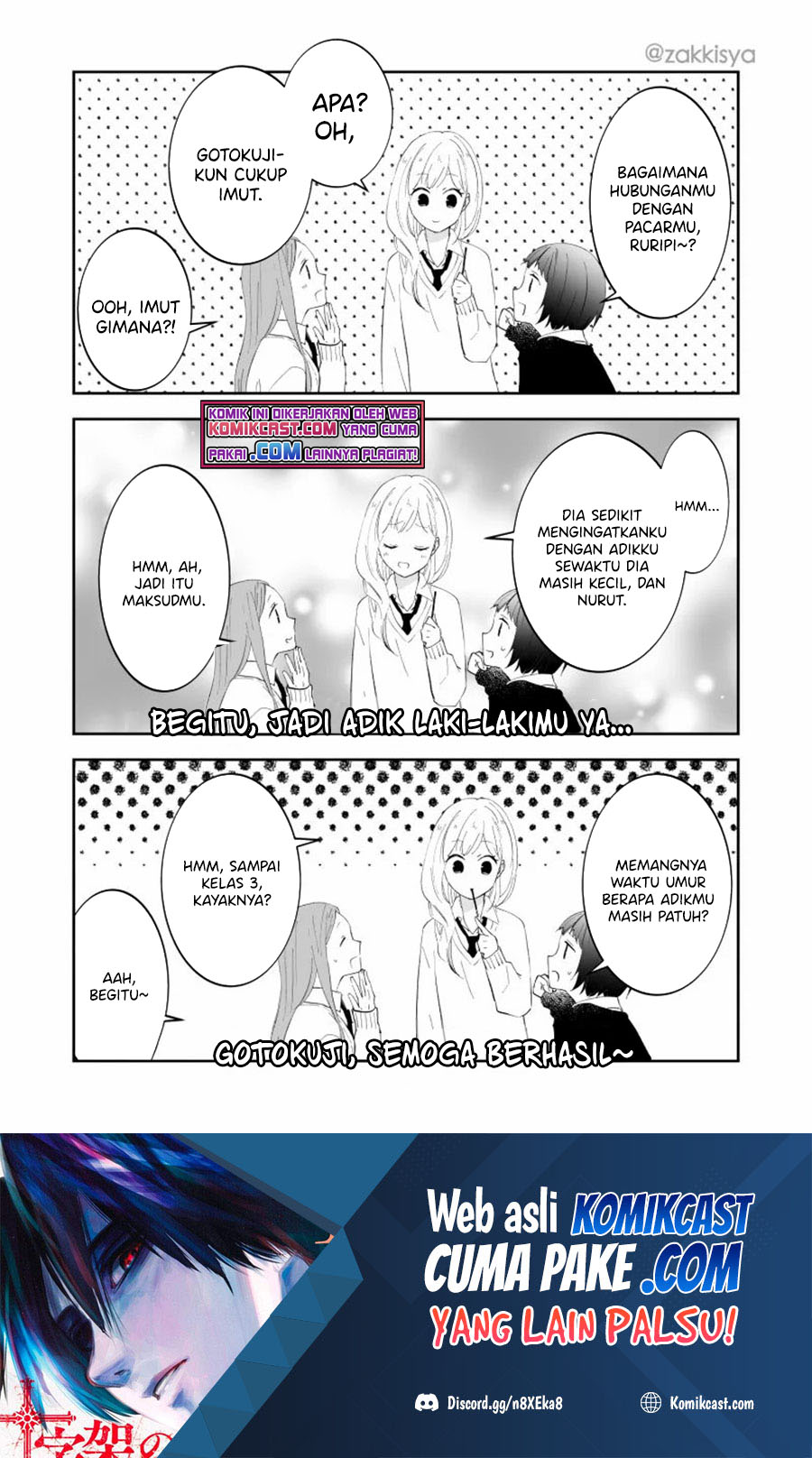 Manga The World Will Be Destroyed Tomorrow, so I Want to Rub Your Boobs Chapter 08 gambar 2