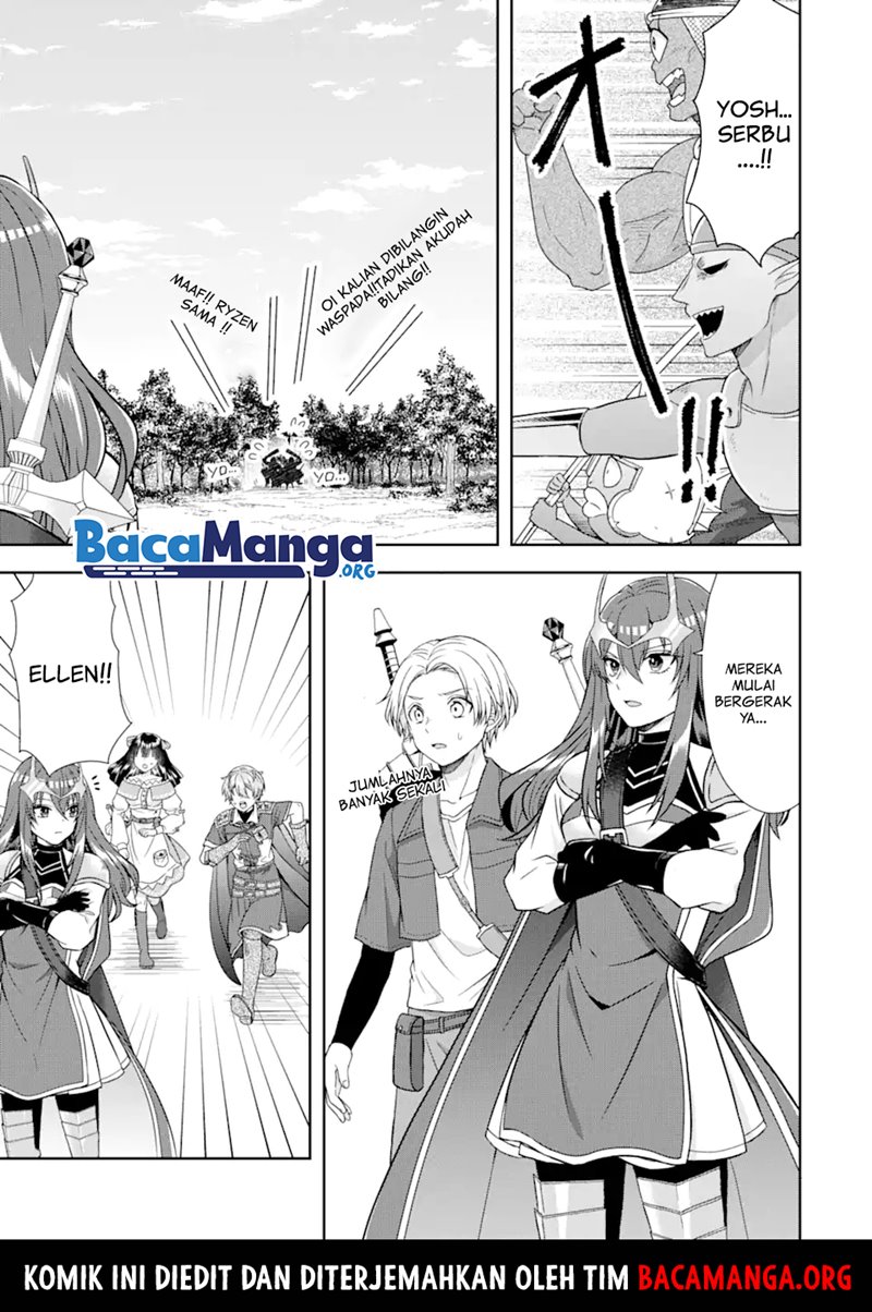 Manga Tensei Ryoushu no Yuuryou Kaitaku: Zensei no Kioku o Ikashite White ni Tsutometara, Yuunou na Jinzai ga Atsumari Sugimashita Chapter 12.2 gambar 2