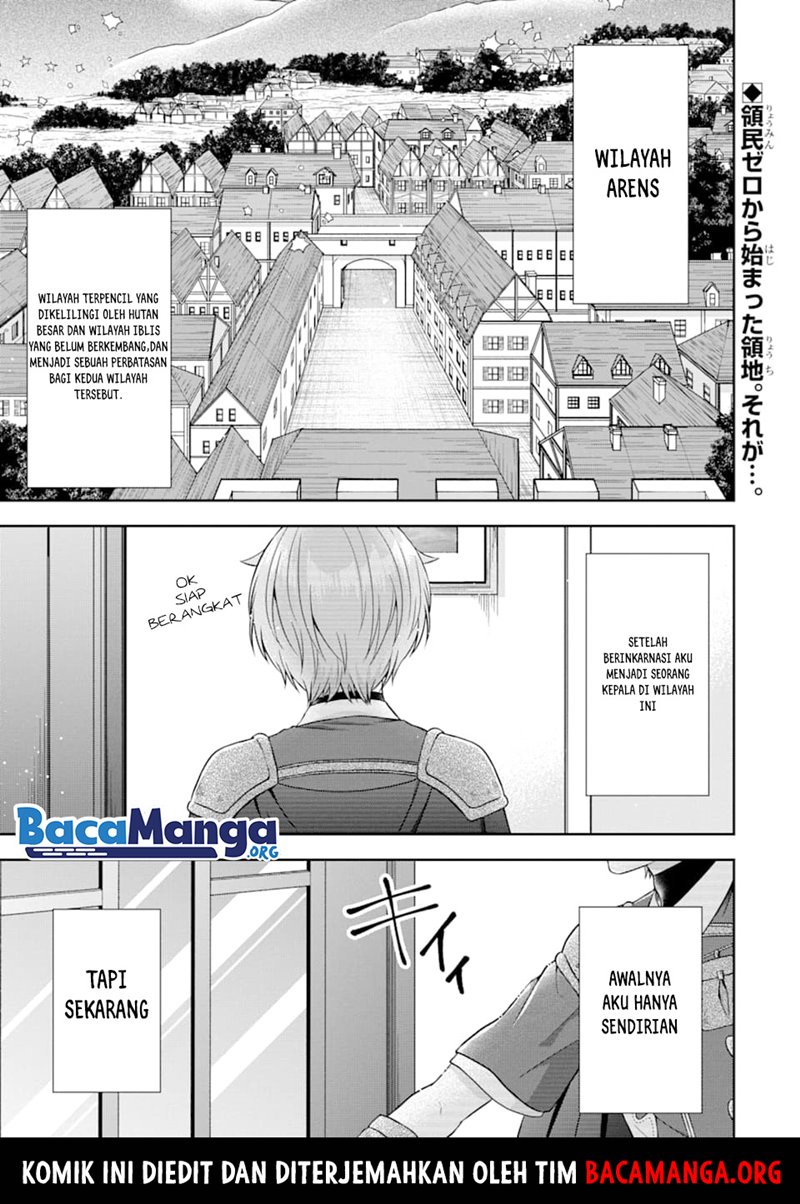 Manga Tensei Ryoushu no Yuuryou Kaitaku: Zensei no Kioku o Ikashite White ni Tsutometara, Yuunou na Jinzai ga Atsumari Sugimashita Chapter 05.1 gambar 2