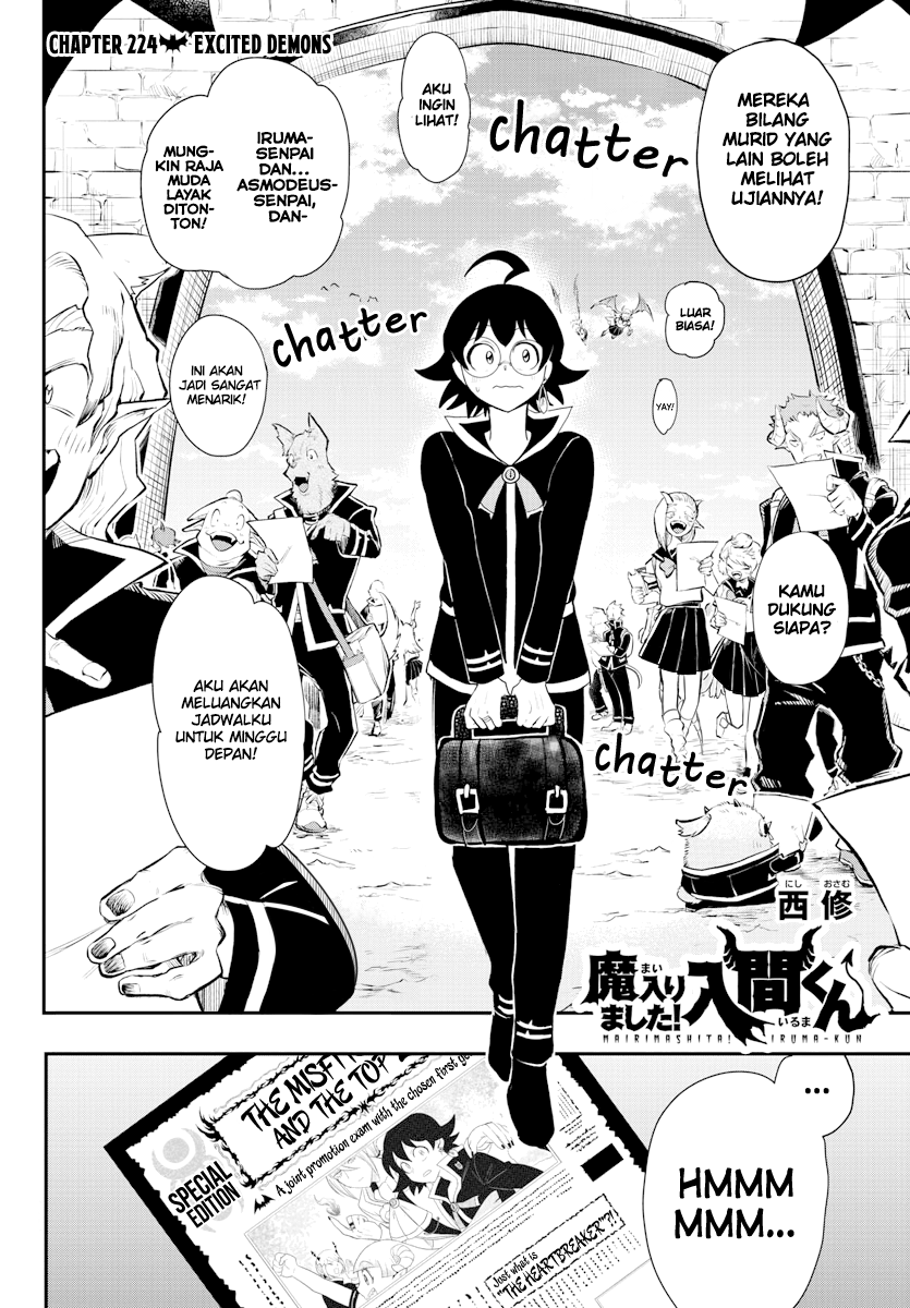 Manga Mairimashita! Iruma-kun Chapter 224 gambar 2