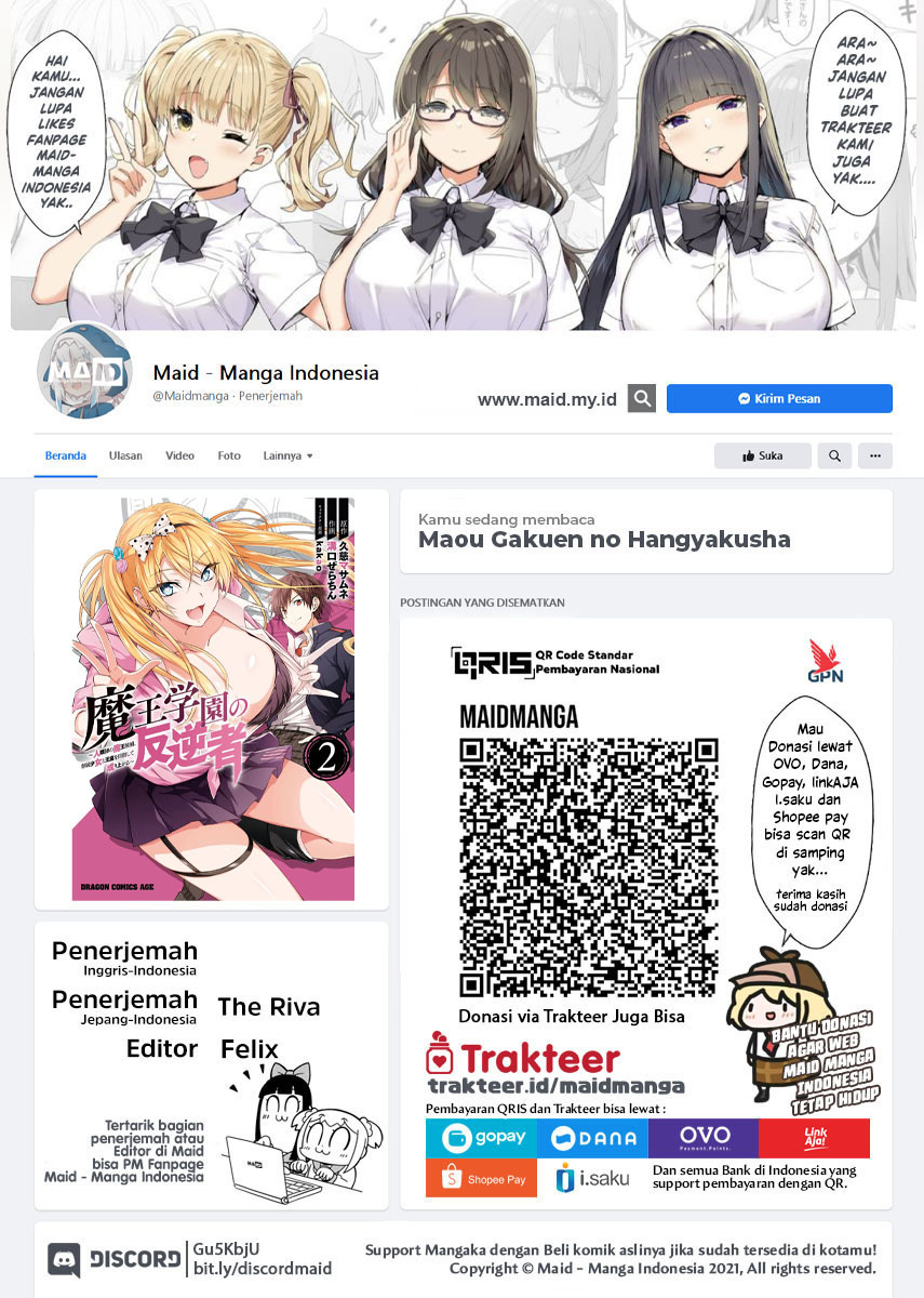 Manga Maou Gakuen no Hangyakusha Chapter 20 gambar 2