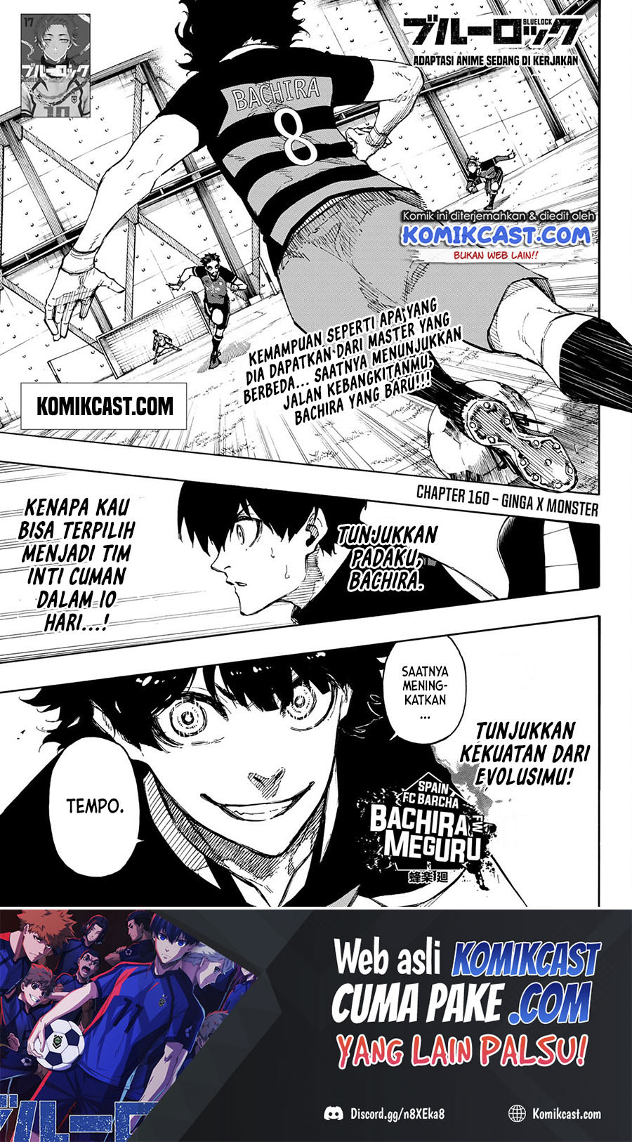 Manga Blue Lock Chapter 160 gambar 2