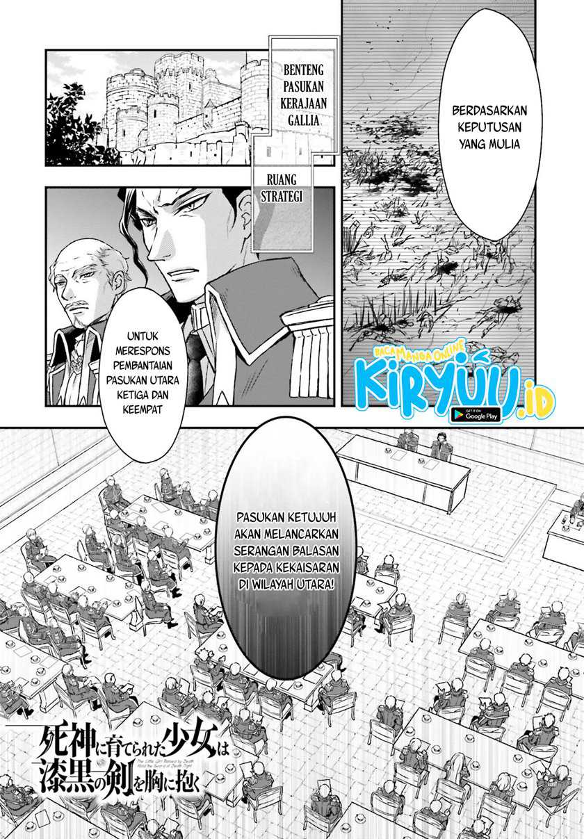 Manga Shinigami ni Sodaterareta Shoujo wa Shikkoku no Tsurugi wo Mune ni Idaku Chapter 18 gambar 2