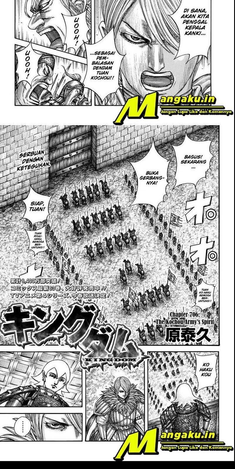 Manga Kingdom Chapter 706 gambar 2