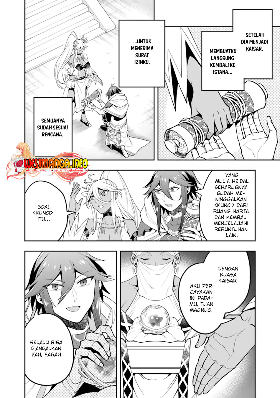 Kouryakuhon o Kushi Suru Saikyou no Mahoutsukai ~”meirei sa sero” to wa Iwa Senai Oreryuu Mao Tobatsu Saizen Ruuto ~ Chapter 28 Gambar 4