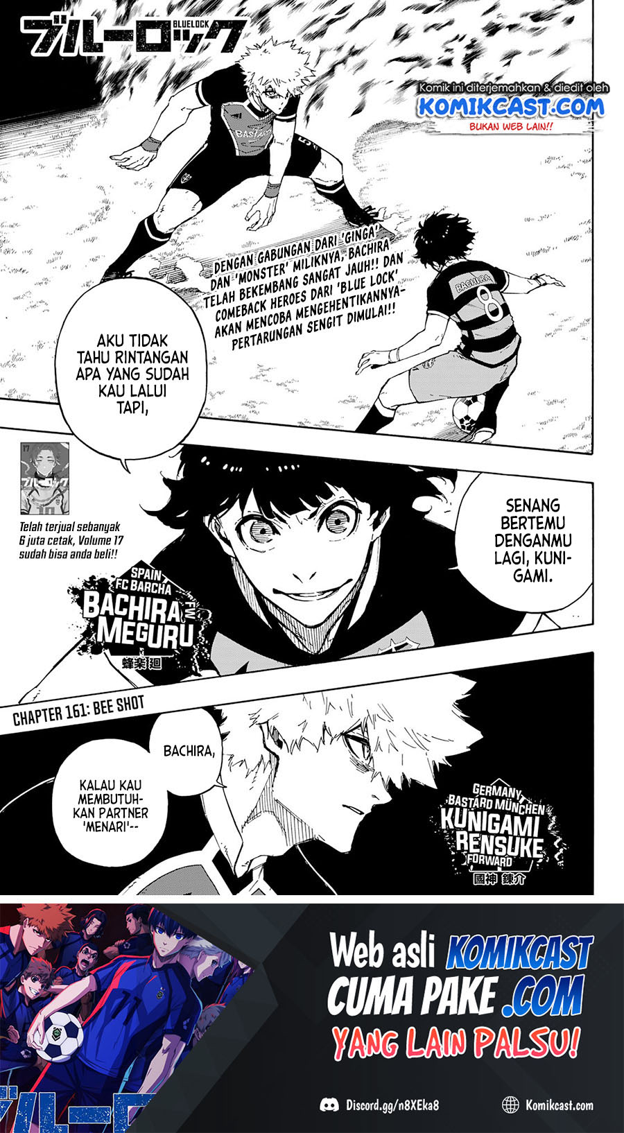 Manga Blue Lock Chapter 161 gambar 2