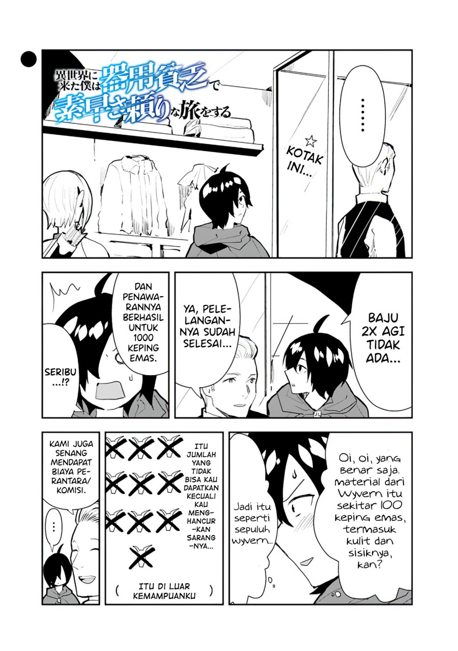Manga Isekai ni Kita Boku wa Kiyoubinbode Subaya-sa Tayorina Tabi o Suru Chapter 34 gambar 2