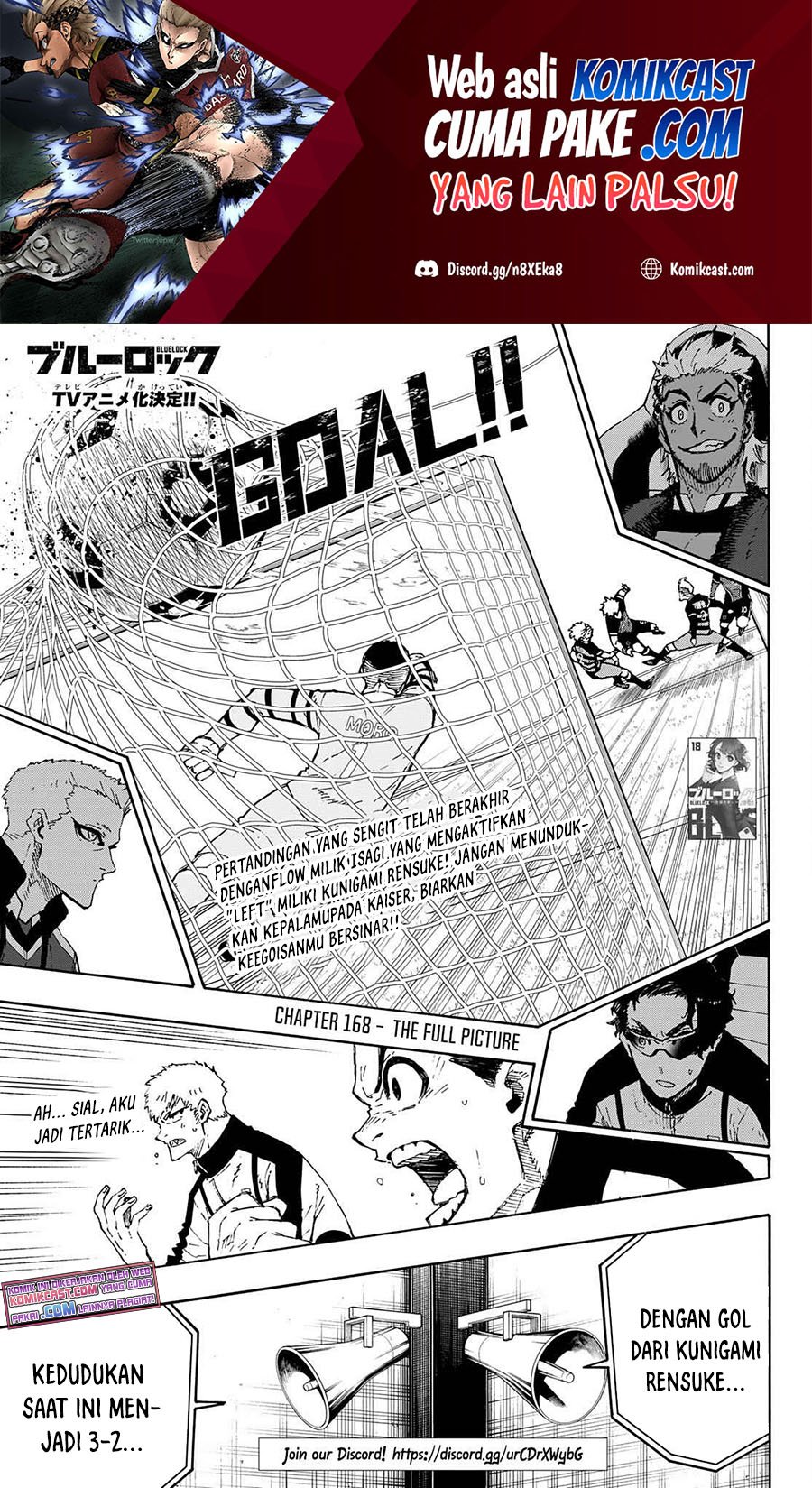 Manga Blue Lock Chapter 168 gambar 2