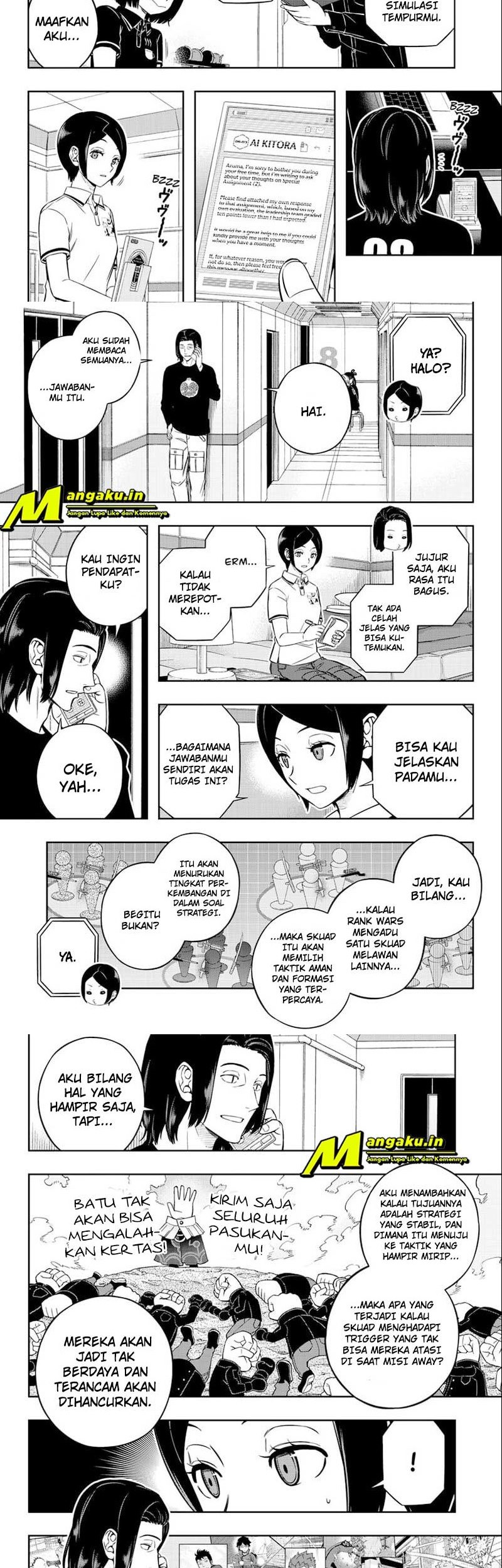 Manga World Trigger Chapter 221 gambar 2