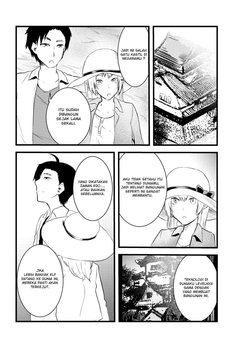 Manga Mujintou De Elf to Kyoudou Seikatsu Chapter 03.2 gambar 2