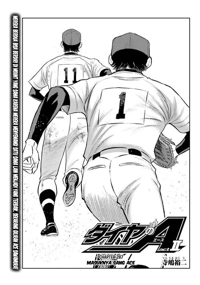 Manga Diamond no Ace Act 2 Chapter 287 gambar 2