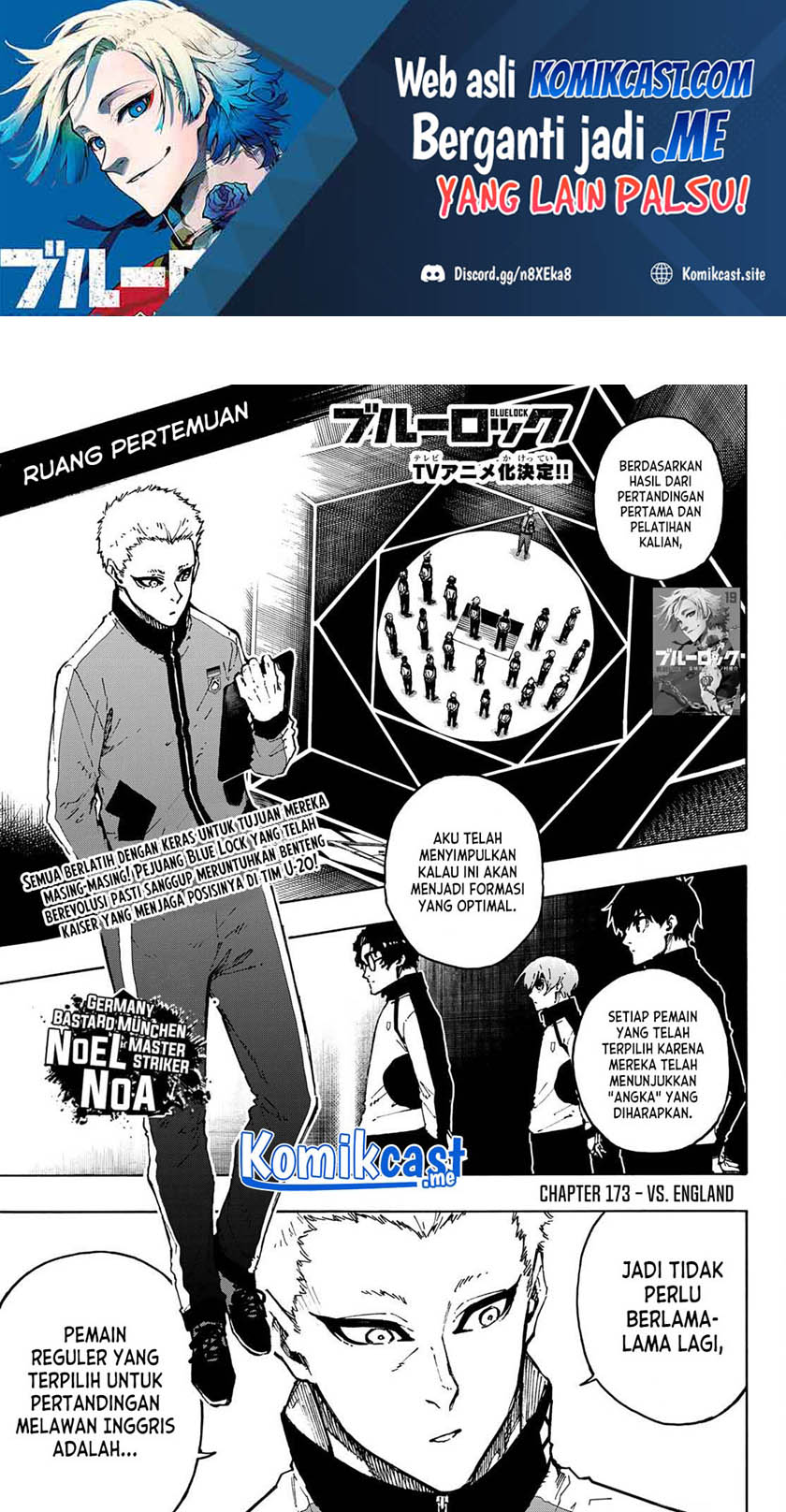 Manga Blue Lock Chapter 173 gambar 2