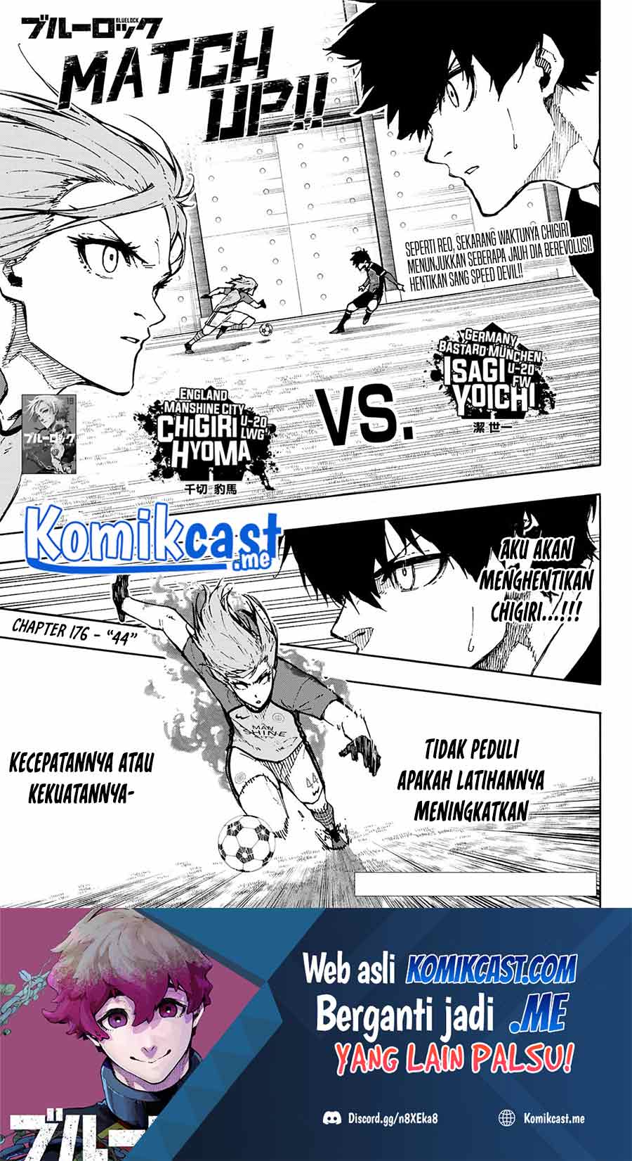 Manga Blue Lock Chapter 176 gambar 2