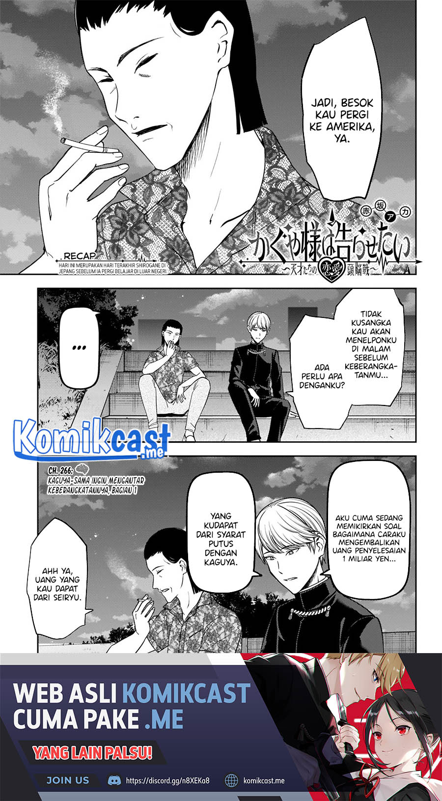Manga Kaguya-sama wa Kokurasetai – Tensai-tachi no Renai Zunousen Chapter 266 gambar 2