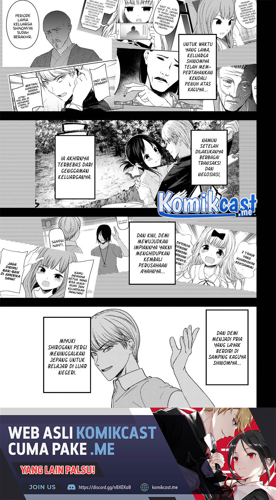 Manga Kaguya-sama wa Kokurasetai – Tensai-tachi no Renai Zunousen Chapter 268 gambar 2