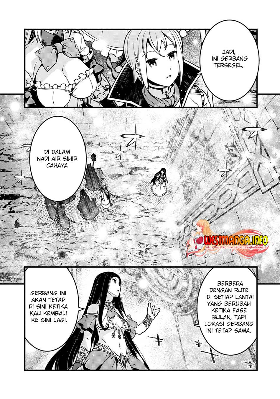Manga Kyoukai Meikyuu to Ikai no Majutsushi Chapter 48 gambar 2