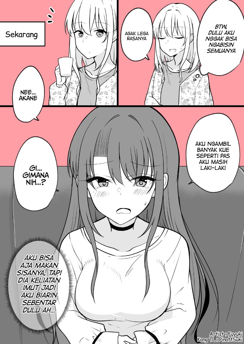 Manga Daily Life of a Couple in Which the Boyfriend Became a Girl One Day Chapter 14 gambar 2