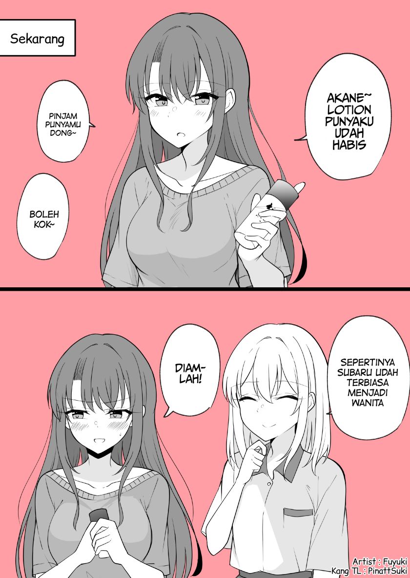 Manga Daily Life of a Couple in Which the Boyfriend Became a Girl One Day Chapter 13 gambar 2