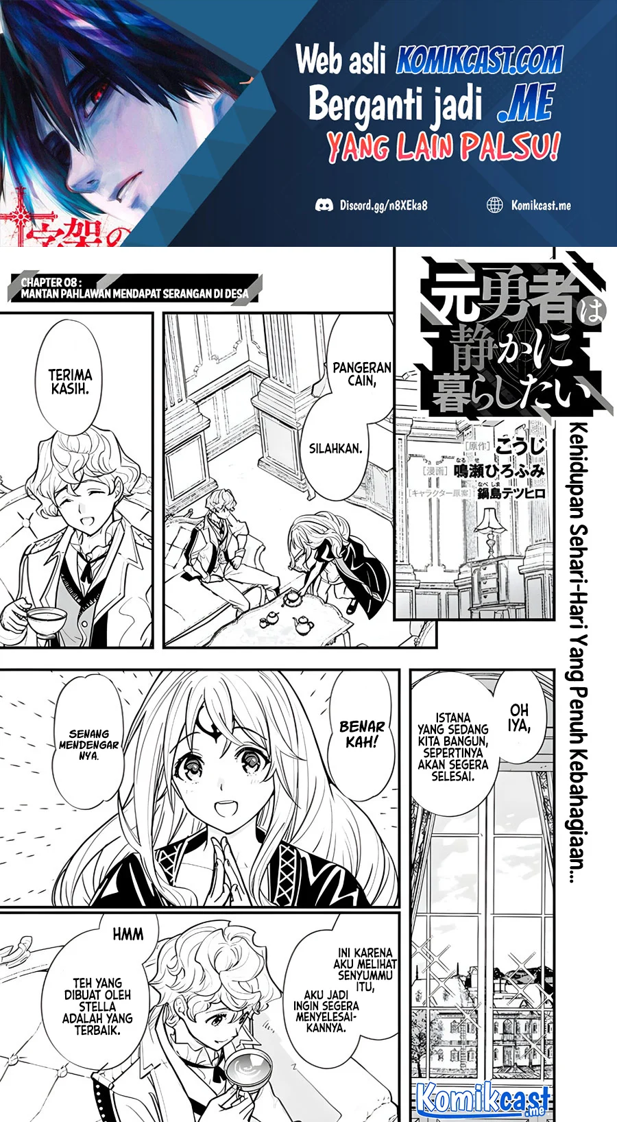 Manga Moto Yuusha Wa Shizuka Ni Kurashitai Chapter 08 gambar 2