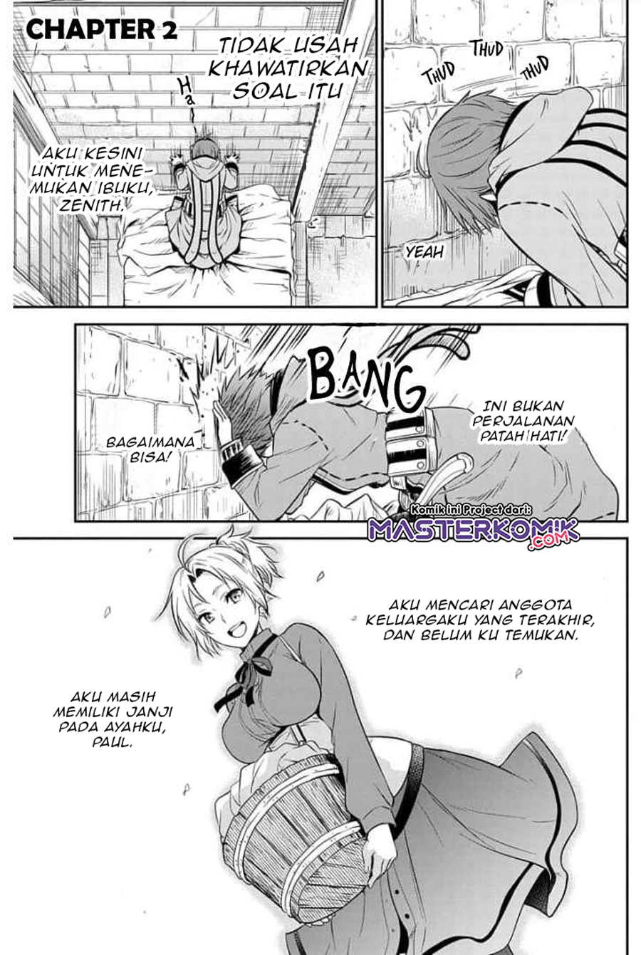 Manga Mushoku Tensei – Depressed Magician Arc Chapter 02 gambar 2