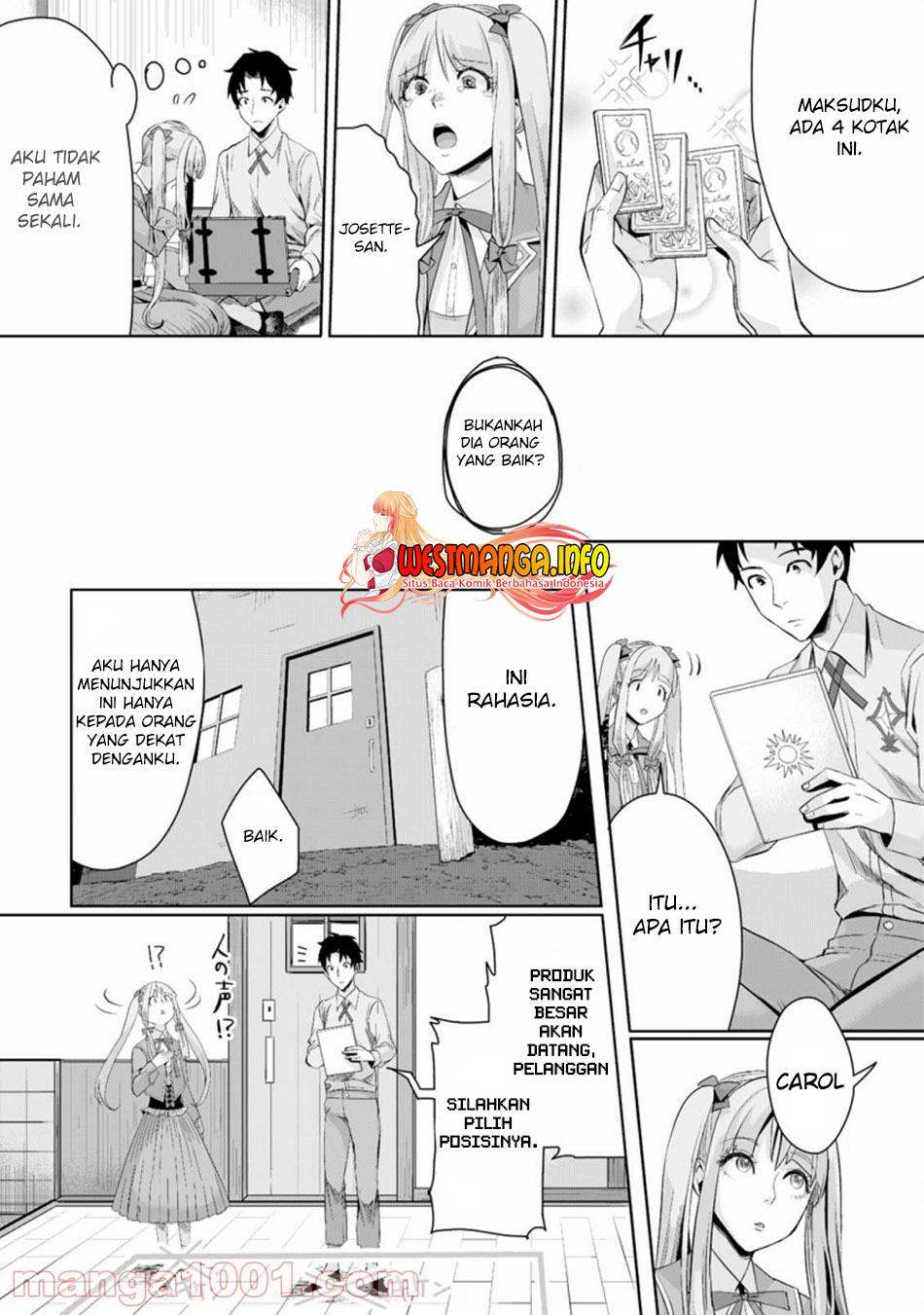 Manga Gakuenmono No Otome Game No Sekai Ni Tensei Shita Kedo, Cheat-Mochi No Haikei Danshi Seitodatta You Desu Chapter 02.3 gambar 2