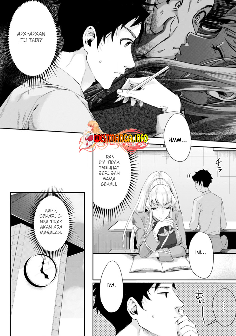 Manga Gakuenmono No Otome Game No Sekai Ni Tensei Shita Kedo, Cheat-Mochi No Haikei Danshi Seitodatta You Desu Chapter 02.1 gambar 2