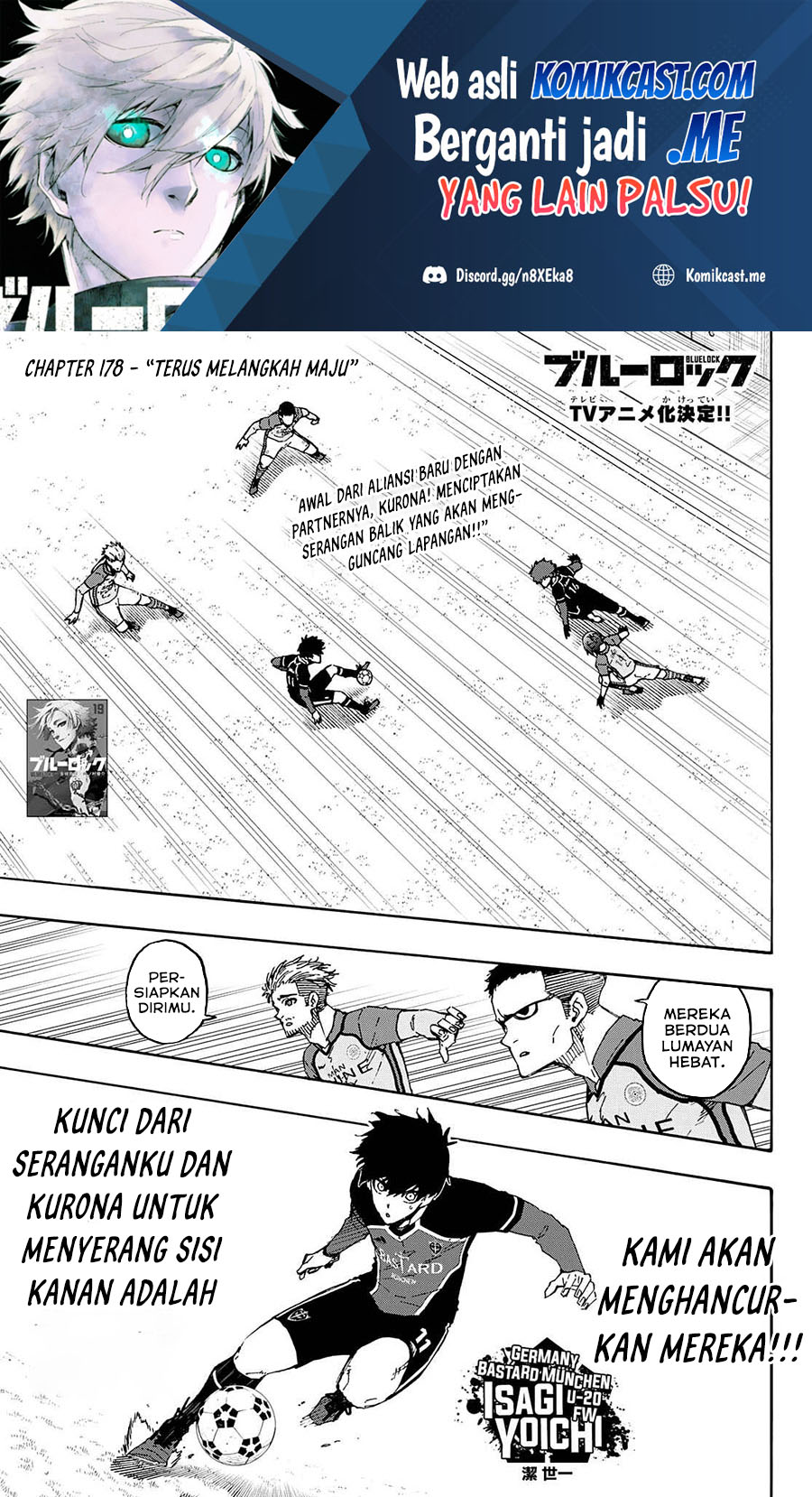 Manga Blue Lock Chapter 178 gambar 2