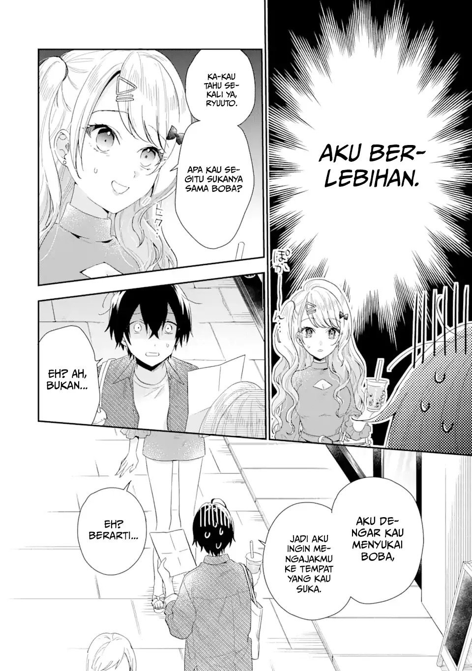 Manga Keiken Zumi na Kimi to, Keikein Zero na Ore ga, Otsukiai Suru Hanashi Chapter 04.3 gambar 2