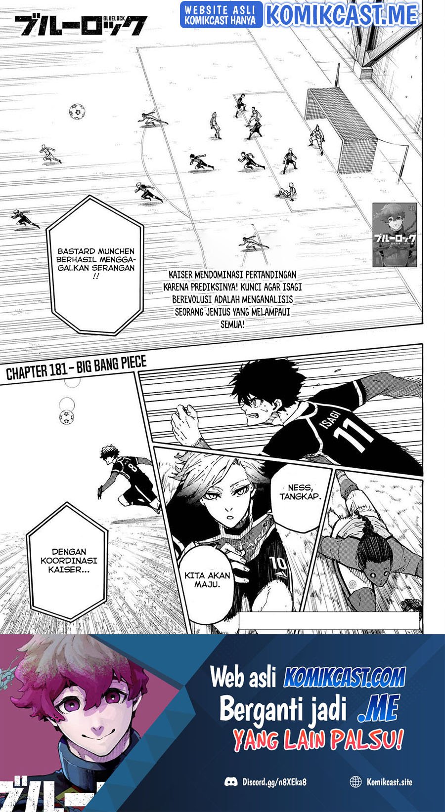 Manga Blue Lock Chapter 181 gambar 2