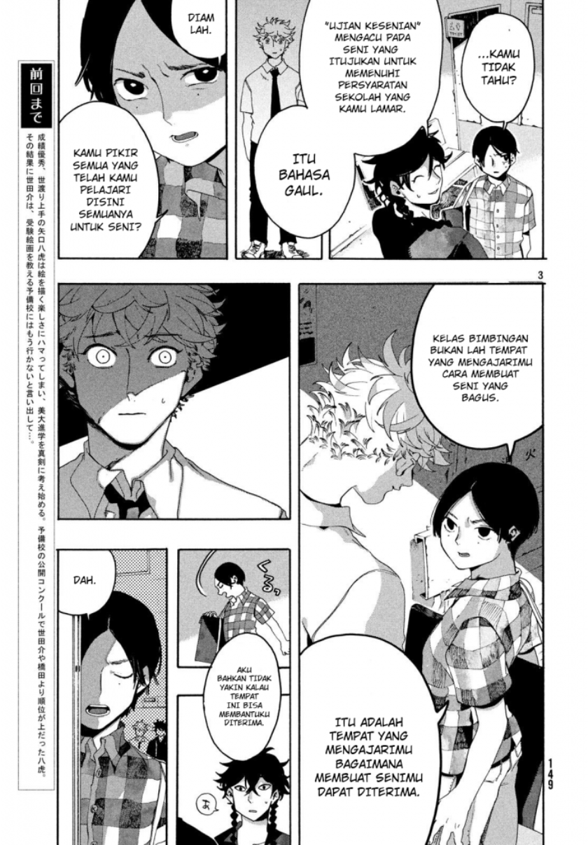 Blue Period Chapter 8 halaman 4