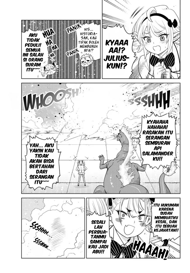 Manga Ochikobore Datta Ani Ga Jitsuha Saikyou: Shijou Saikyou No Yuusha Wa Tensei-shi, Gakuen De Mujikaku Ni Musou Suru Chapter 02.4 gambar 2