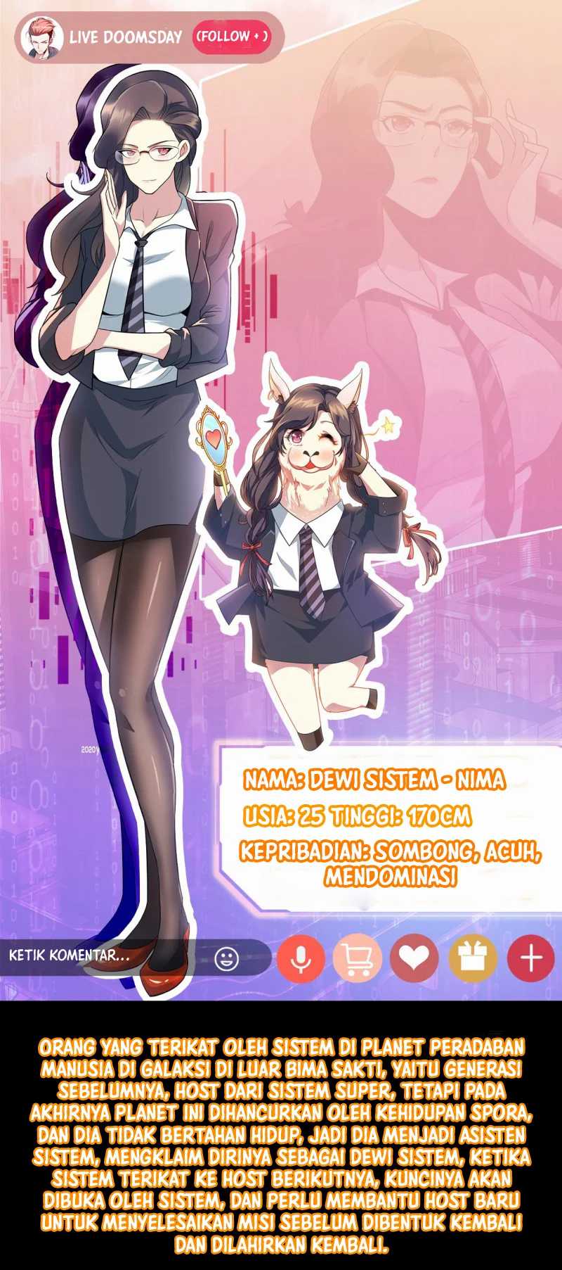 Manhua Apocalypse Livestream – Start With Alpaca! Chapter 00.1 gambar 2