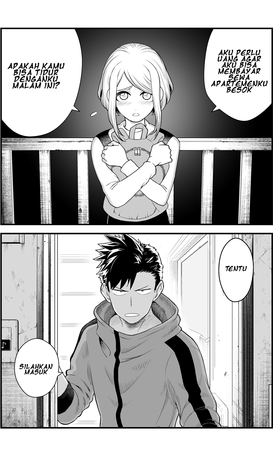 Manga A Story About a Man and a Woman and When They Sleep Together, Money Appears Out of Nowhere Chapter 01 gambar 2