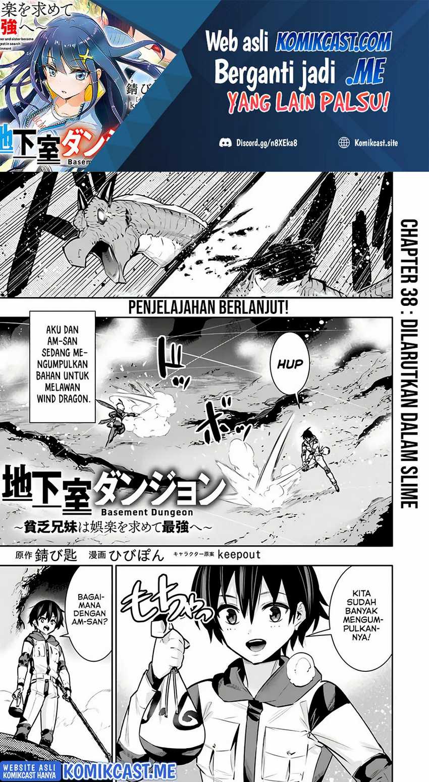 Manga Chikashitsu Dungeon: Binbou Kyoudai wa Goraku o Motomete Saikyou e Chapter 38 gambar 2