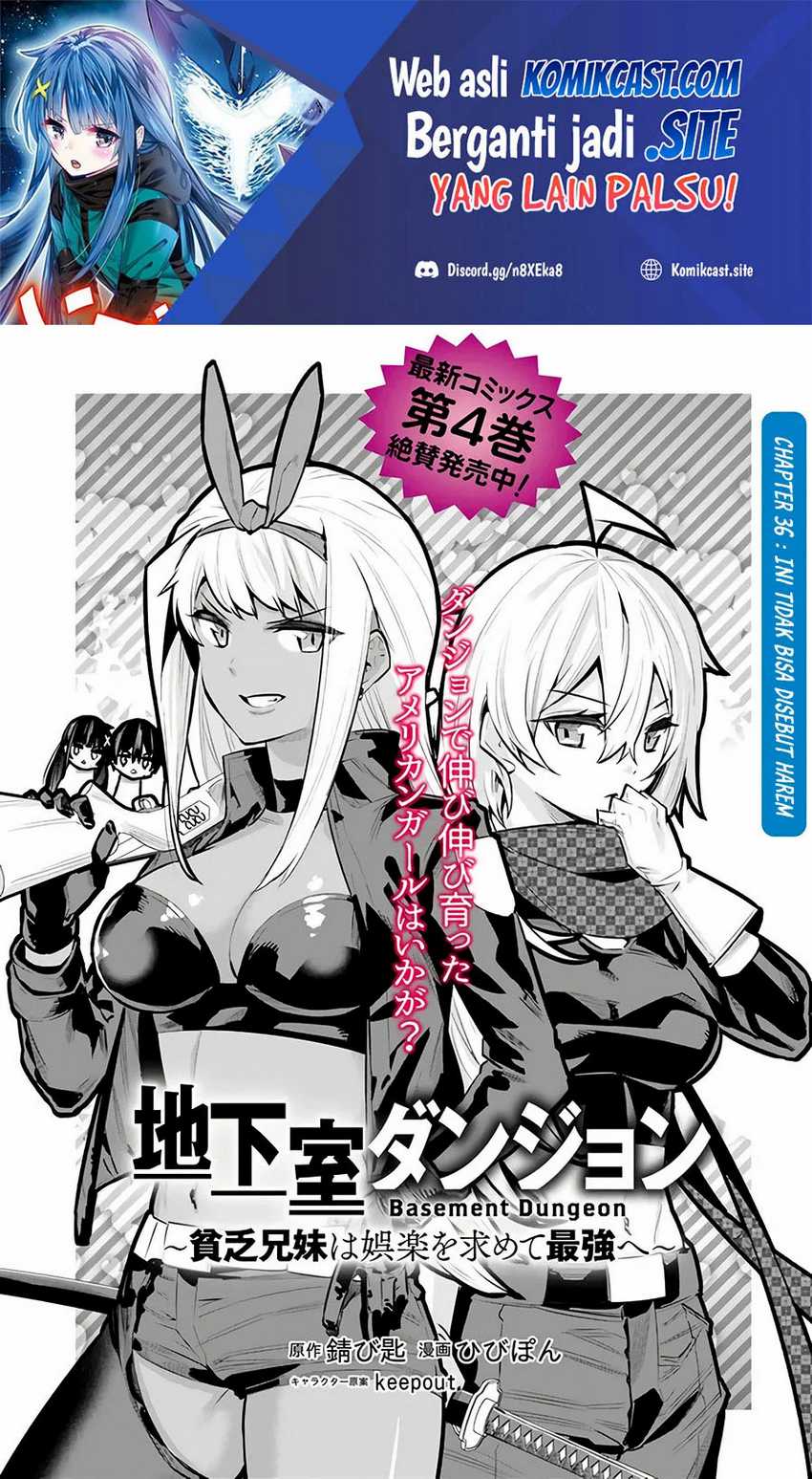 Manga Chikashitsu Dungeon: Binbou Kyoudai wa Goraku o Motomete Saikyou e Chapter 36 gambar 2
