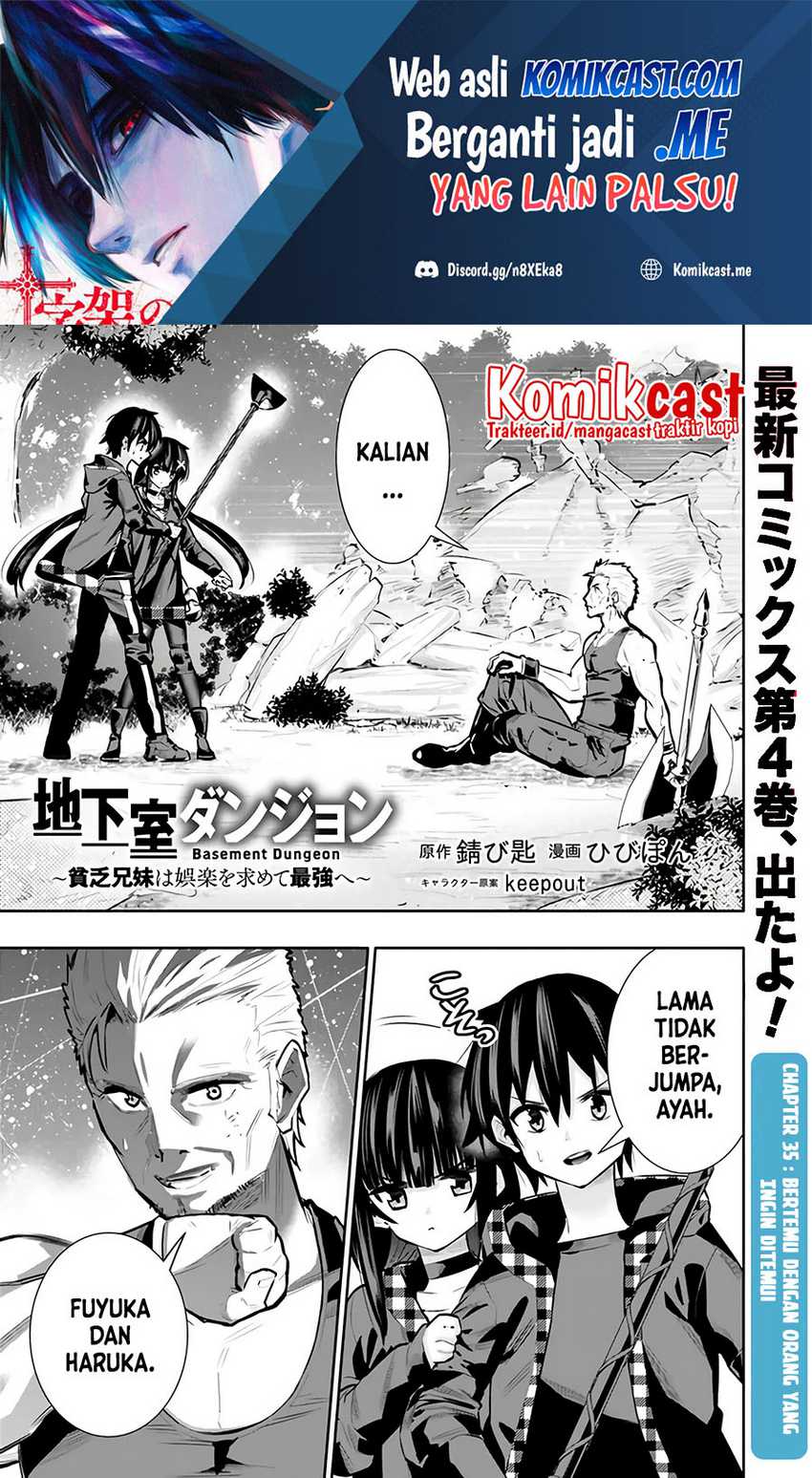Manga Chikashitsu Dungeon: Binbou Kyoudai wa Goraku o Motomete Saikyou e Chapter 35 gambar 2