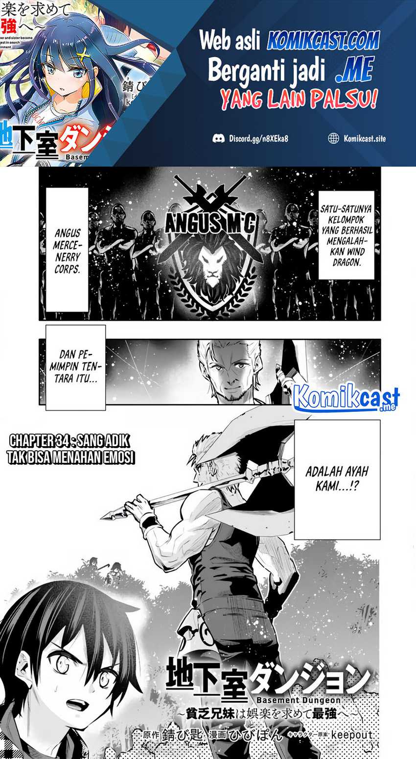 Manga Chikashitsu Dungeon: Binbou Kyoudai wa Goraku o Motomete Saikyou e Chapter 34 gambar 2