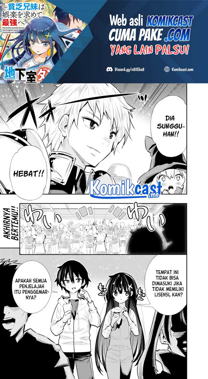 Manga Chikashitsu Dungeon: Binbou Kyoudai wa Goraku o Motomete Saikyou e Chapter 21 gambar 2