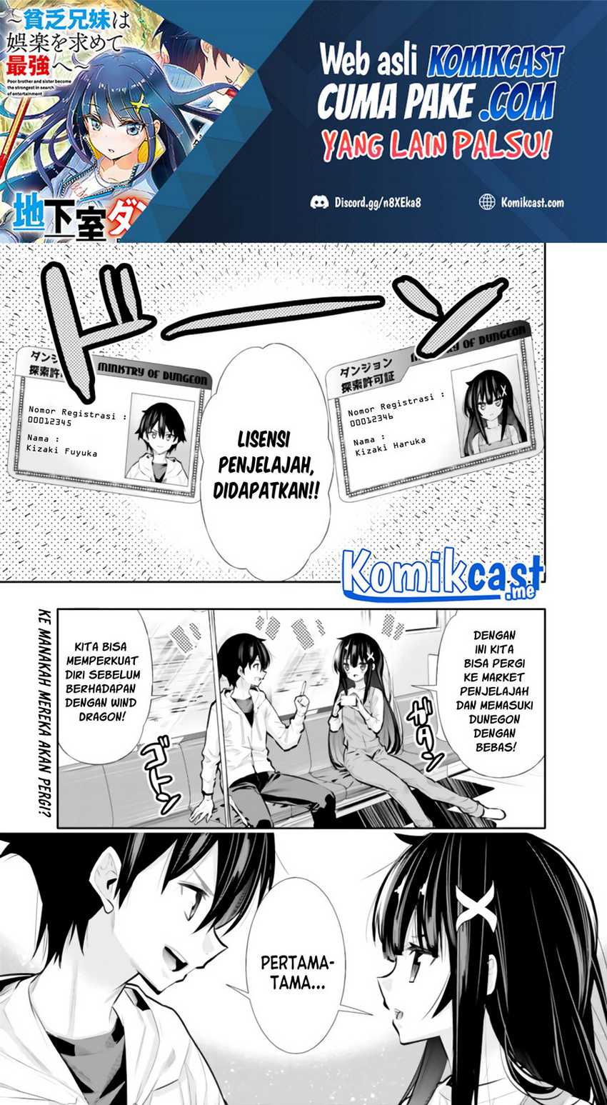Manga Chikashitsu Dungeon: Binbou Kyoudai wa Goraku o Motomete Saikyou e Chapter 20 gambar 2