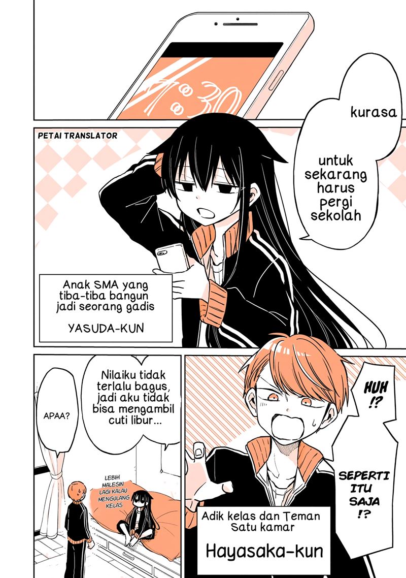 Manga A Lazy Guy Woke Up as a Girl One Morning Chapter 02 gambar 2