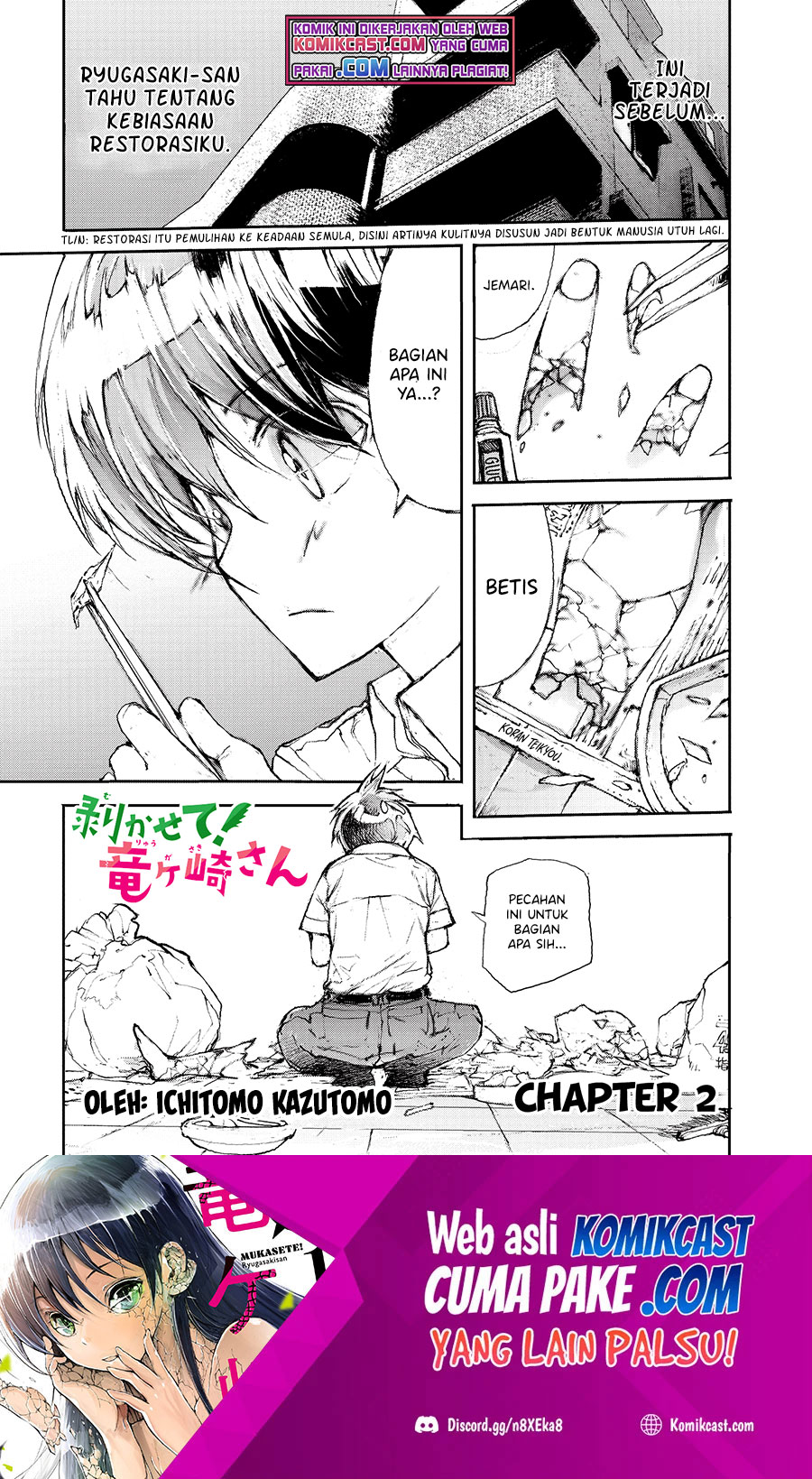 Manga Mukasete! Ryugasaki-san Chapter 02 gambar 2