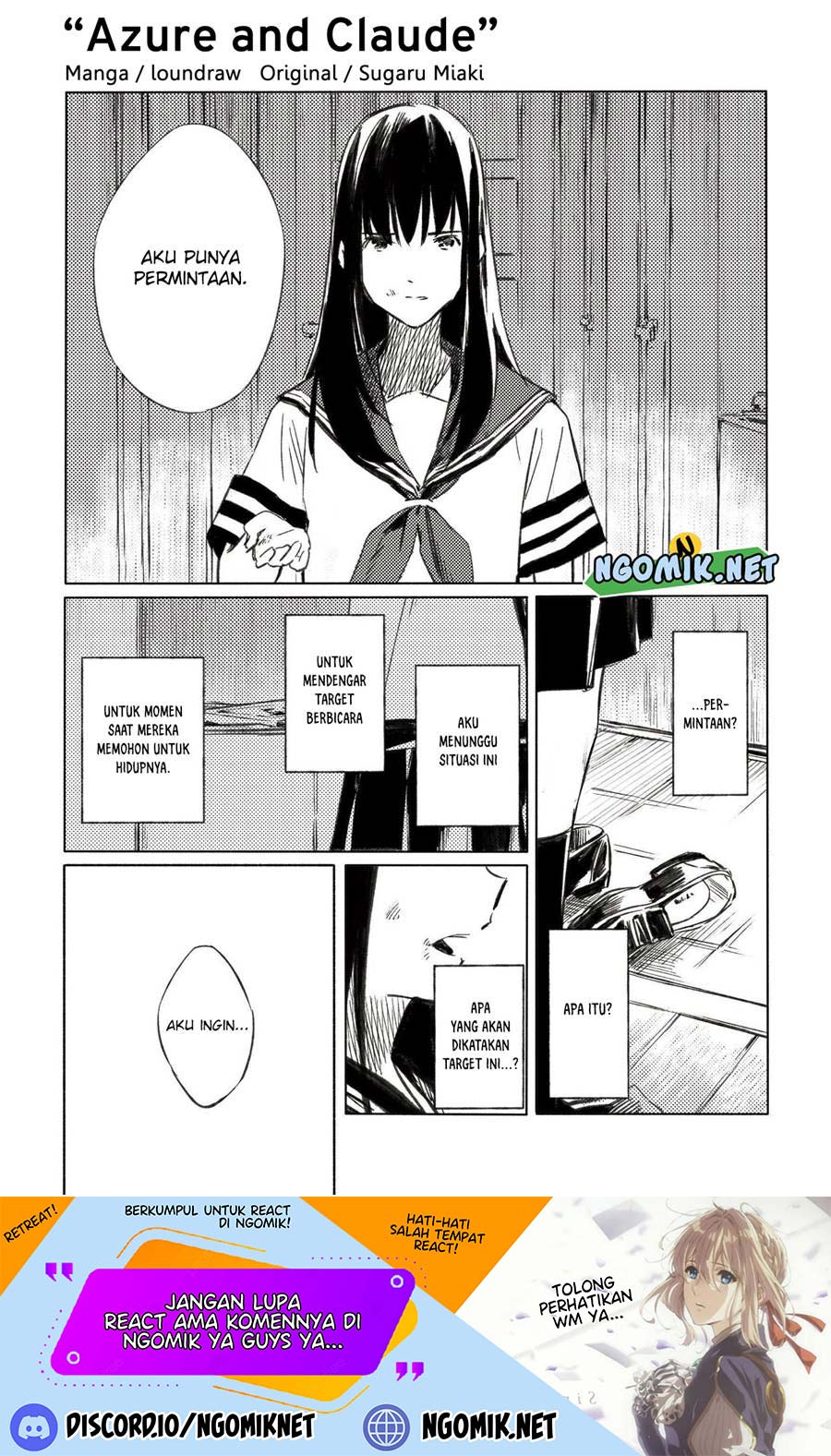 Manga Aozora to Kumorizora Chapter 02 gambar 2
