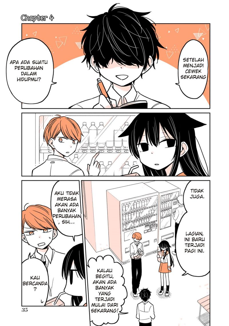 Manga A Lazy Guy Woke Up as a Girl One Morning Chapter 04 gambar 2