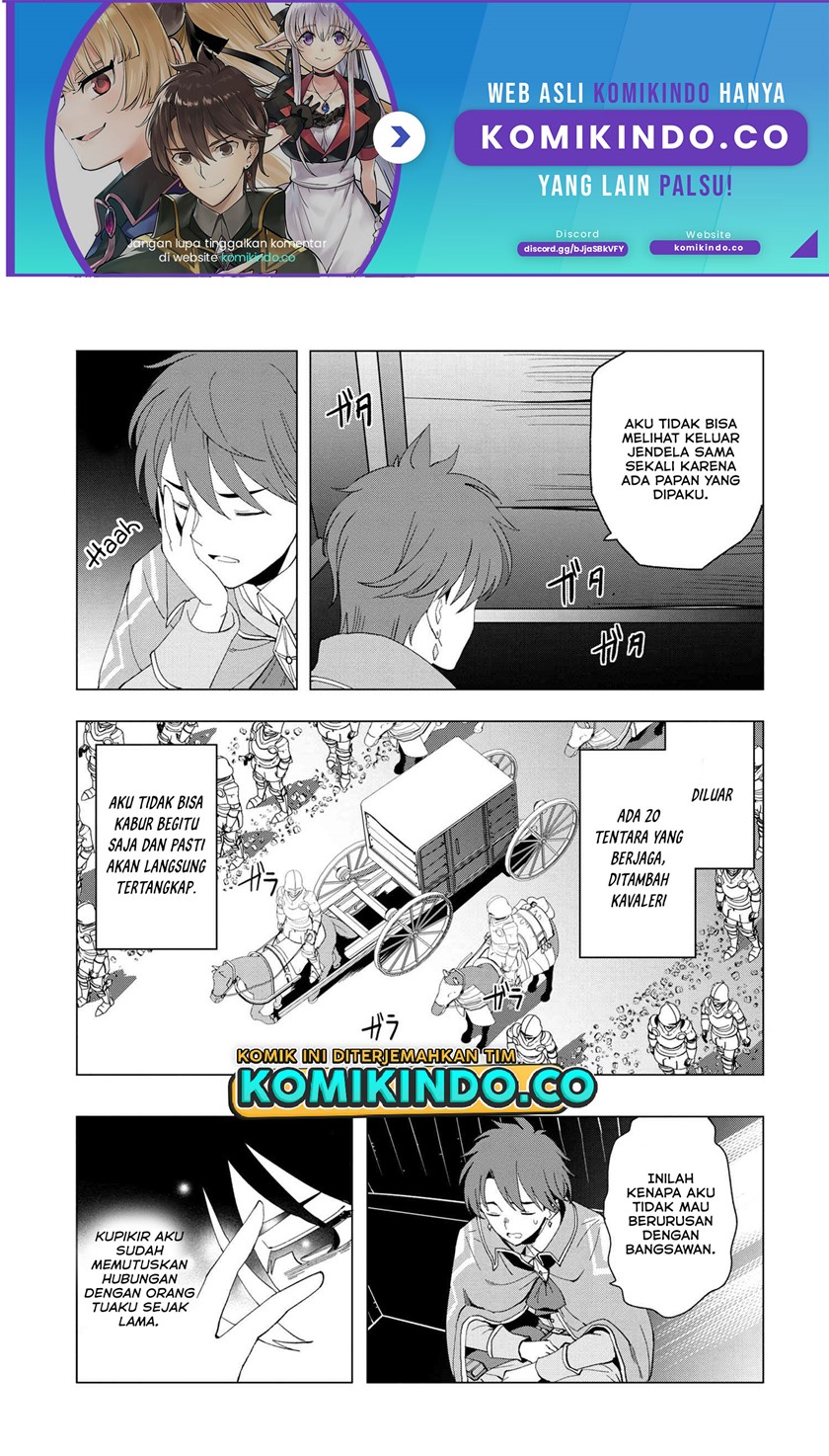 Manga Souzou Renkinjutsushi wa Jiyuu wo Ouka suru: Kokyou wo Tsuihou saretara, Maou no Ohizamoto de Chouzetsu Kouka no Magic Item Tsukuri-houdai ni Narimashita Chapter 01.2 gambar 2